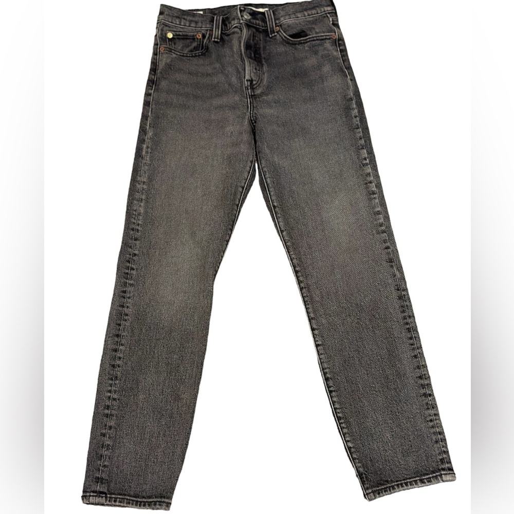 Levi’s High Rise Wedgie Skinny Jeans in Dark Gray Denim Wash Women’s size 26
